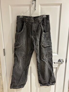 Wrangler Boys WRG JEANS CO Cargo Pants - Charcoal